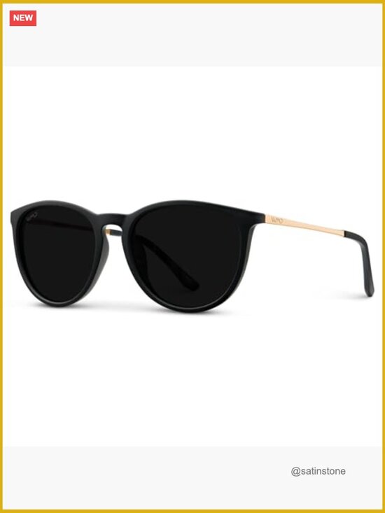 Round Polarized Sunglasses with UV400 Protection and Metal Frame main image 5